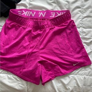 Pink Nike shorts